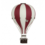 Belo in temno rdeč balon 720