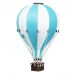 Turkizno moder in bel balon 743