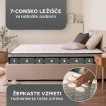 Vitapur Hibridno ležišče/vzmetnica Zero Gravity 2.0 Soft - slika 2