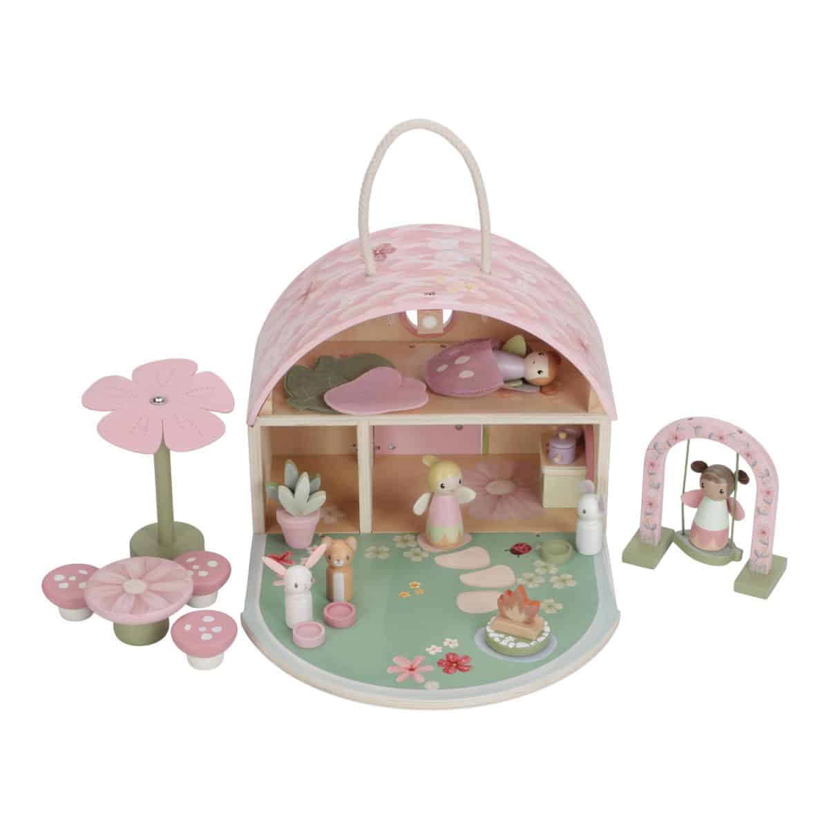 Little Dutch Lesena vilinska hiška Fairy Garden - slika 2