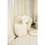 Childhome tabure / zaboj za igrače Flower Offwhite - slika 5