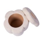 Childhome tabure / zaboj za igrače Flower Offwhite - slika 3