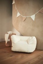 Jollein Otroški Fotelj iz spominske pene - Twill Natural - slika 5