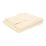 Little Dutch Pletena odejica Pure Soft White 70x100 - slika 2