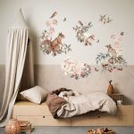 Set stenskih nalepk Tiny Forest 100×100 cm