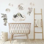 Set stenskih nalepk Moon Dreamers 100×100 cm