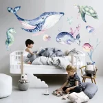 Set stenskih nalepk Sea Adventure 100×100 cm