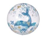 Little Dutch Napihljiva 3D žoga Ocean Dreams Blue 35cm