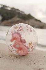 Little Dutch Napihljiva 3D žoga Ocean Dreams Pink 35cm - slika 3