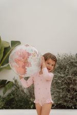 Little Dutch Napihljiva 3D žoga Ocean Dreams Pink 35cm - slika 6
