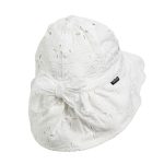 Elodie - Klobuček z UV zaščito - Embroidery Anglaise - slika 3