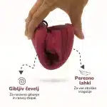 Bosonogi Čevlji Gekko Cosy - Fuchsia - slika 4