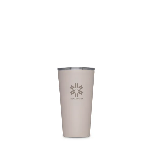 Snow Monkey termo posoda Enjoyer 473 ml - Mocca brown