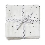 Done by Deer® Komplet tetra pleničk Dreamy Dots White 70x70
