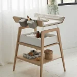 Leander® Previjalna prevleka za previjalno mizo Linea™ Cappuccino - slika 2