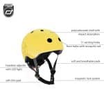 Scoot&Ride otroška čelada Lemon S-M - slika 2