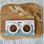 Rammelaartje Otroška sončna očala rožica - beige - slika 3