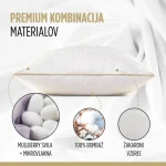 Vitapur ergonomski nižji svileni vzglavnik Victoria's Silk - 50x70 cm - slika 6