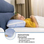Vitapur hibridni ergonomski vzglavnik MemoElite Junior – 40x60 cm - slika 4