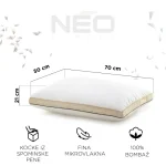 Vitapur hibridni ergonomski vzglavnik NEO Bamboo Memory - 50x70 cm - slika 3