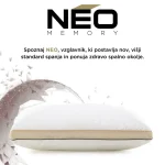 Vitapur hibridni ergonomski vzglavnik NEO Bamboo Memory - 50x70 cm - slika 6