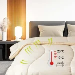 Celoletna odeja Vitapur Bamboo z bambusovimi vlakni 140x200 - slika 4