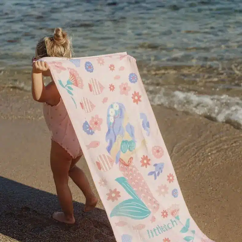Little Dutch Brisača za plažo Dreamy Mermaid2