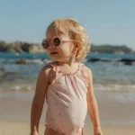 Little Dutch Otroška sončna očala Shell Mermaid Pink - slika 8