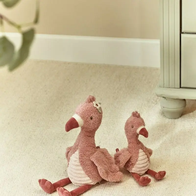 Little Dutch Plišasta igračka Flamingo 35cm Safari Friends (4)