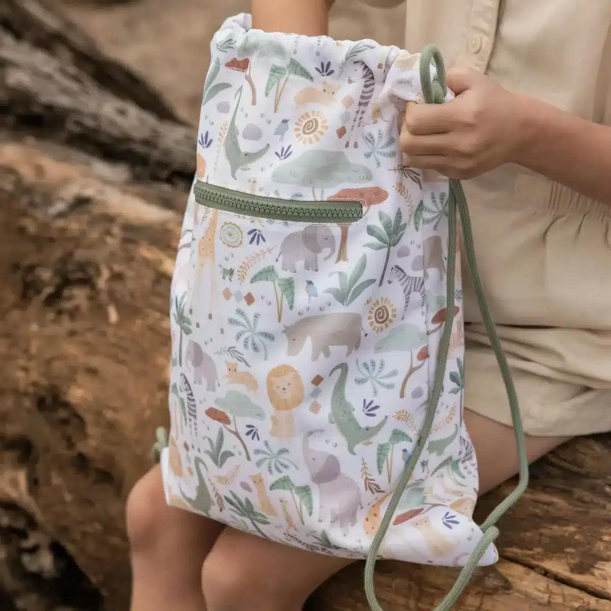 Little Dutch Gym bag Safari Friends - slika 5