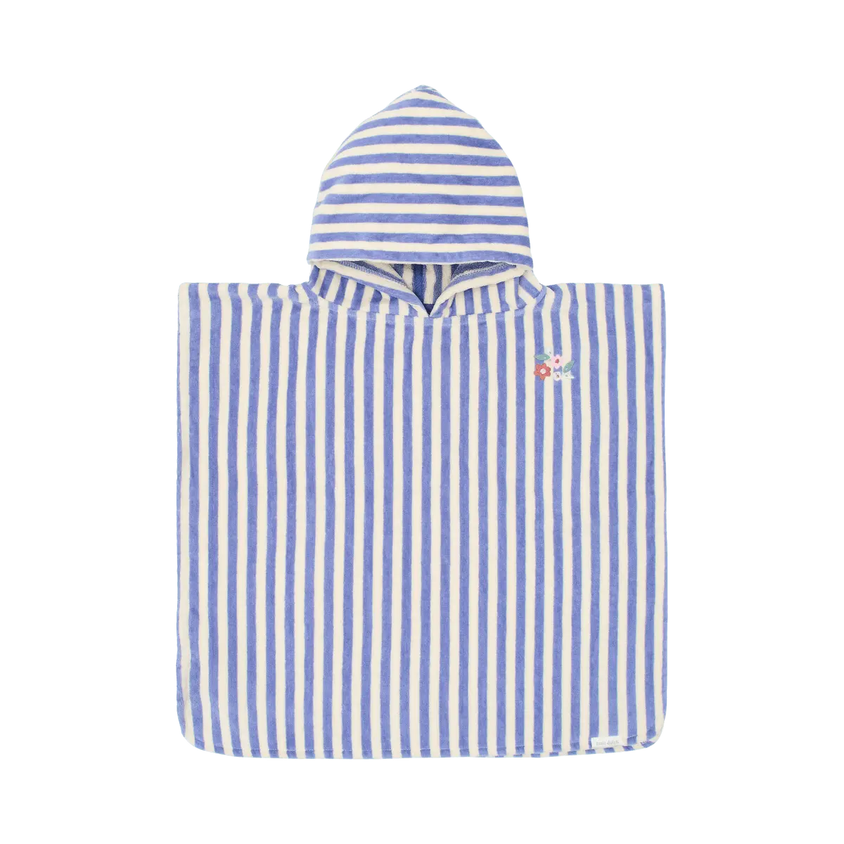 Little Dutch Pončo za plažo Dreamy Purple Stripe (2)