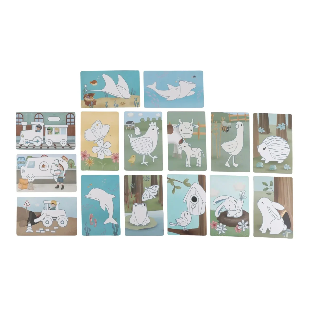 Little Dutch Risalna tablica Blue - slika 7