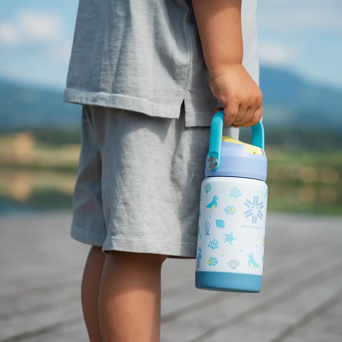 Snow Monkey termovka Kids Ocean Dolphin 350 ml - slika 5