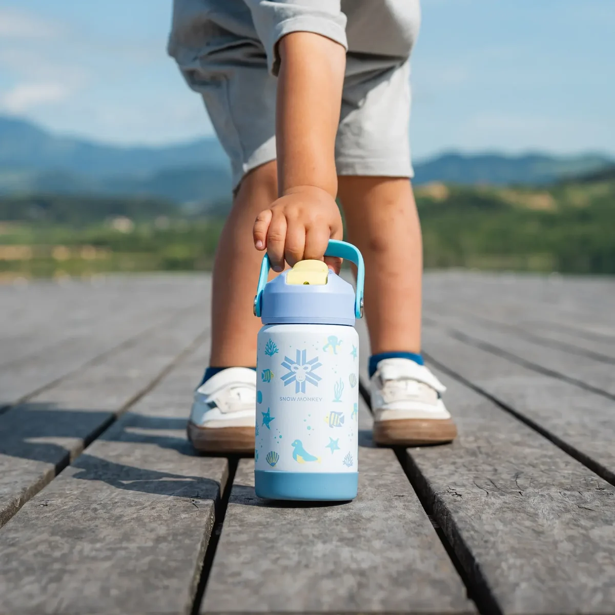 Snow Monkey termovka Kids Ocean Dolphin 350 ml - slika 4