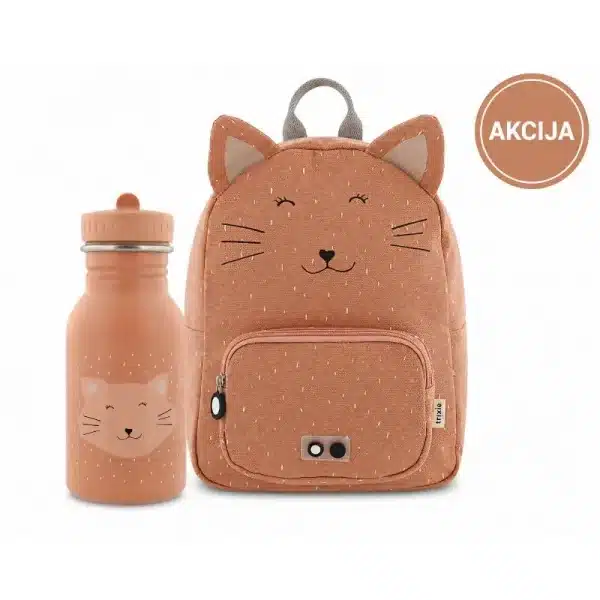 Trixie Otroški nahrbtnik + steklenička 350 ml Mrs. Cat