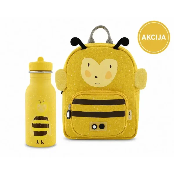 Trixie Otroški nahrbtnik + steklenička 500 ml Mrs. Bumblebee