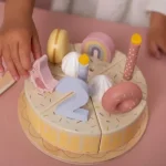 Little Dutch Lesena rojstnodnevna torta Pink - slika 5