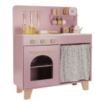 Little Dutch Otroška lesena kuhinja Pink - slika 6