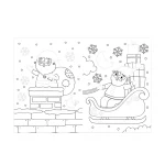Božična ustvarjalna pobarvanka - Santa - slika 5