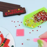 Božični ustvarjalni set z diamantki - Snežna krogla - slika 5