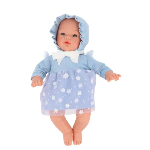Monnëka Punčka Helena Blue Floral