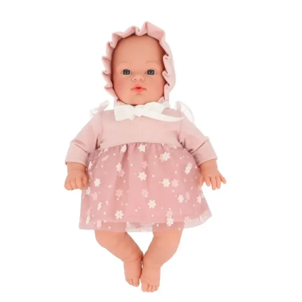 Monnëka Punčka Helena Pink Floral