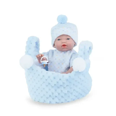 Marina & Pau Punčka v košarici Candy, Blue2